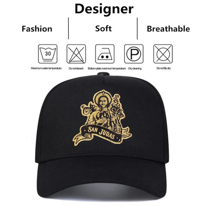 Unisex San Judas Letter Embroidery Baseball Caps Spring and Autumn