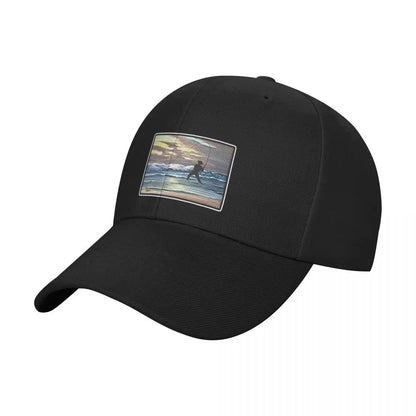Love Surf Fishing Baseball Cap