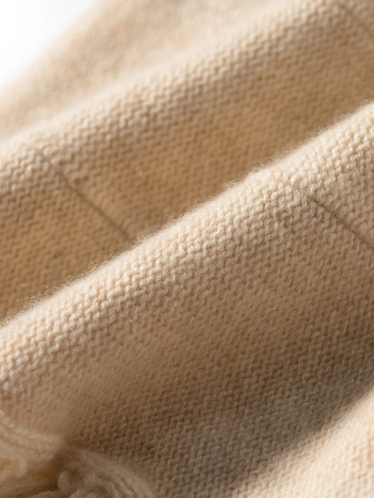 Men Unisex Autumn Winter Cashmere 35% Cap Knit Bell Hat