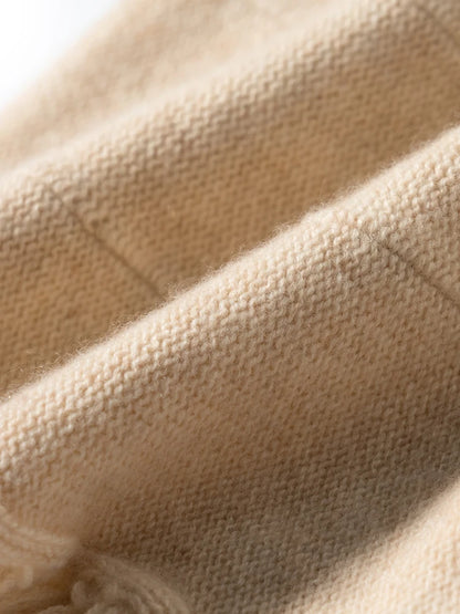 Men Unisex Autumn Winter Cashmere 35% Cap Knit Bell Hat