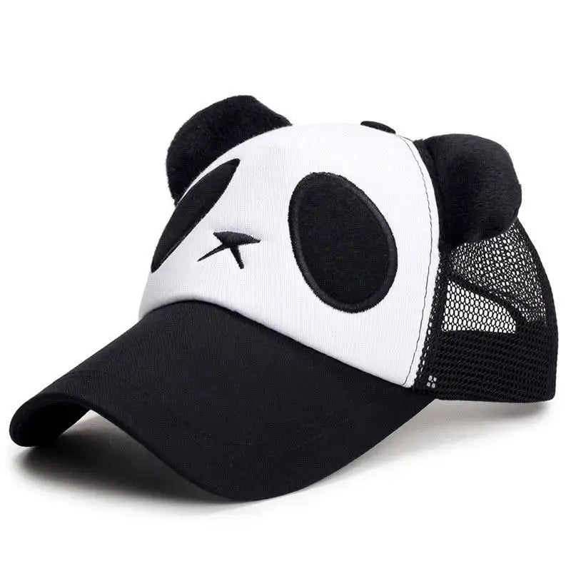 Summer Cute Panda Baseball Caps For Men Women Cotton Hip Hop Sun Protection Boys Girls Outdoor