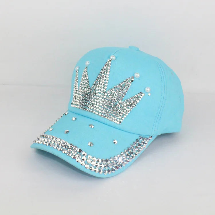 Casual Rhinestone Cute Adult Baseball Caps