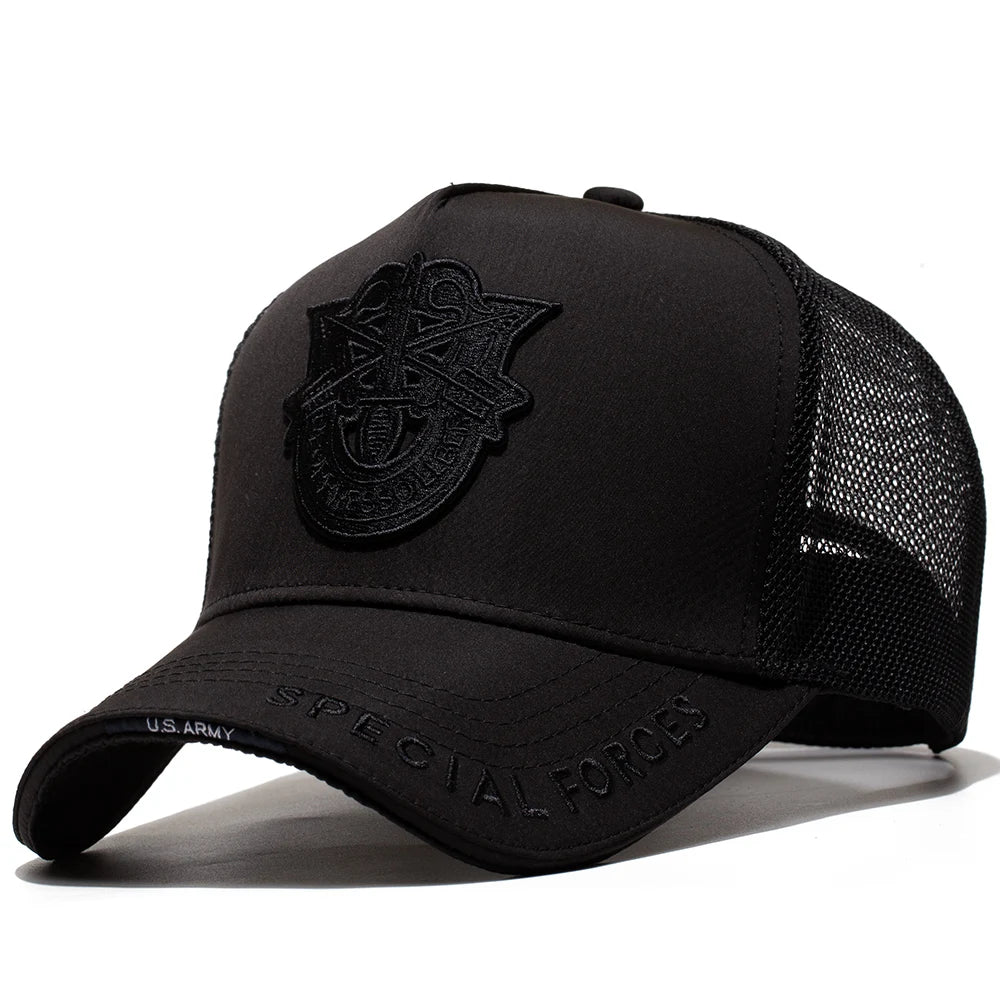 Large Size Baseball Cap Lady Pure Cotton Military Caps Tactical Sun Cap