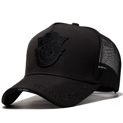 Large Size Baseball Cap Lady Pure Cotton Military Caps Tactical Sun Cap