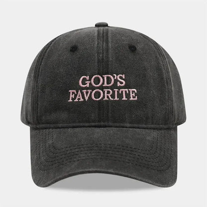 Cotton Letter Casquette Baseball Cap