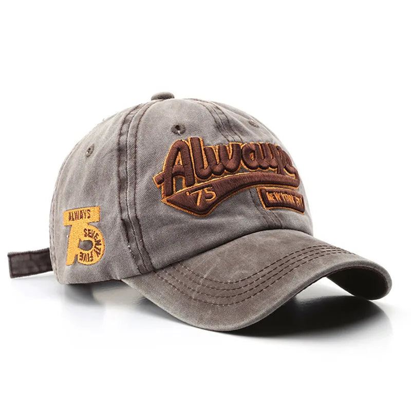 Washed Retro Baseball Cap Summer High-Quality Sun Hat