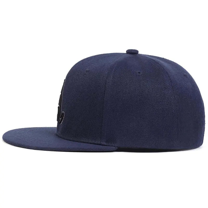 Unisex Gothic Alphabet Embroidery Hip Hop Hats Outdoor