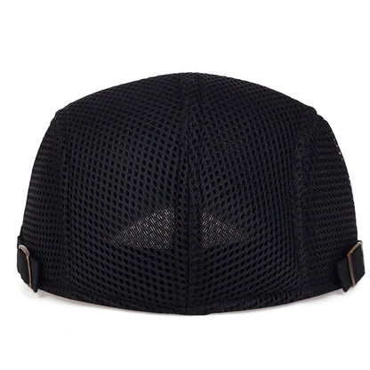 Men Mesh Newsboy Caps British Painters Hats