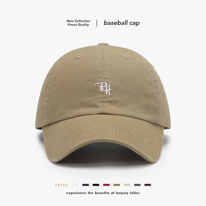 Men Women Summer Casual Hat Letter Embroidery Baseball Cap Outdoor Shade Adjustable Hip Hop Streetwear