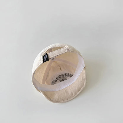 Spring Letter Embroidery Baby Sun Hat Soft Brim Baby Boys Girls Baseball Cap Adjustable Infant Casual Peaked Hat