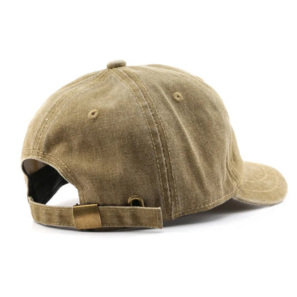 Retro Short Brim Baseball Cap Solid Color Adjustable Cotton Peaked Cap For Men Women Summer Casual Sun Hats