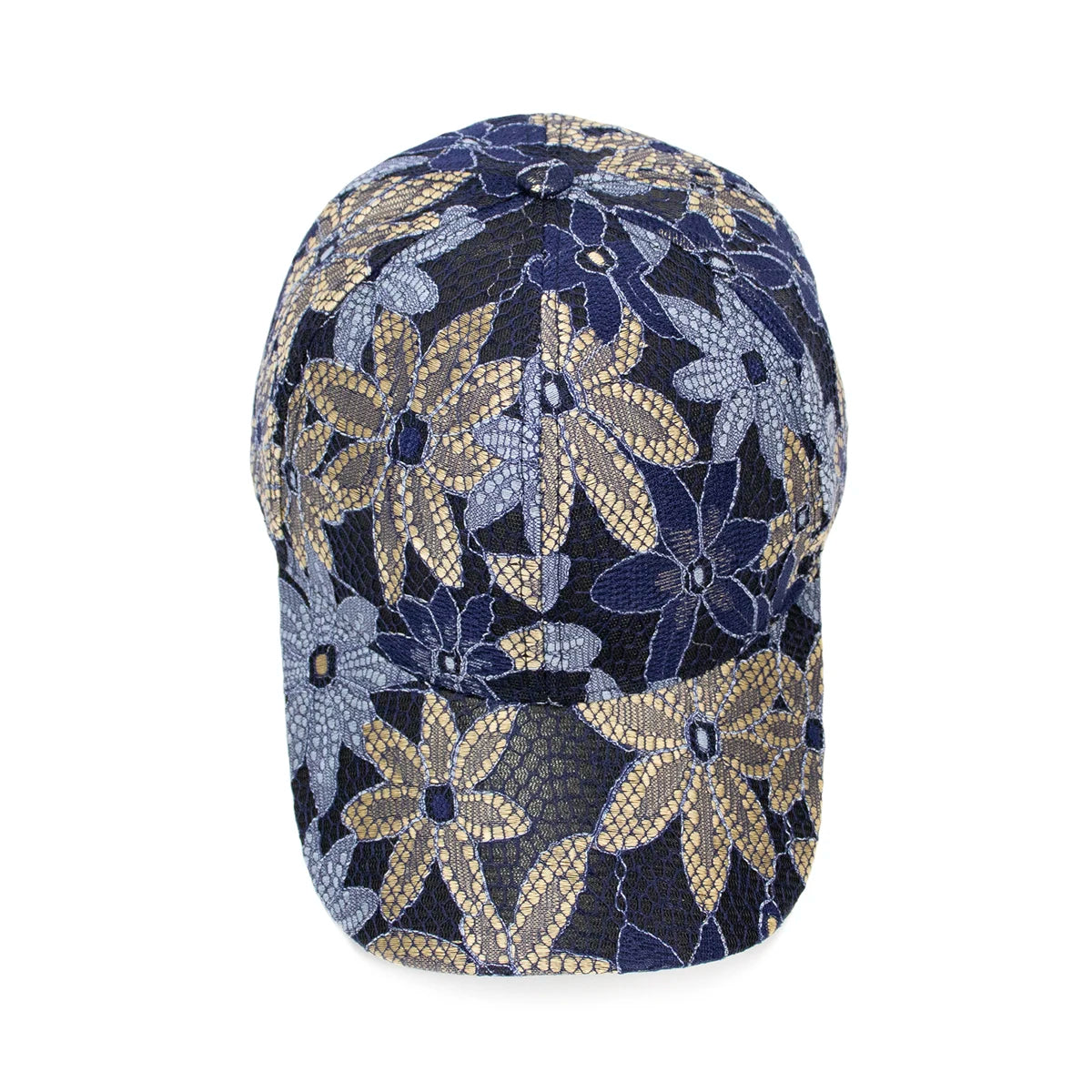 Fashion Women Lace Flower Baseball Caps