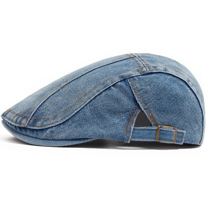 Women's Beret Fashion Denim Vintage Newsboy Cap