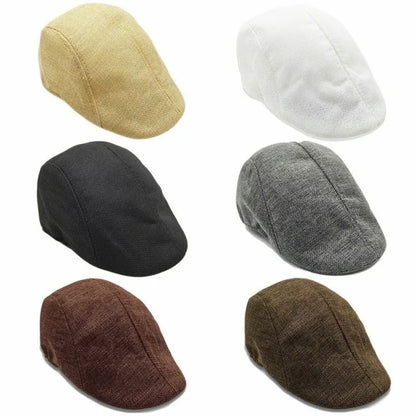 New Autumn Beret Caps Men Women Adjustable Newsboy Hats
