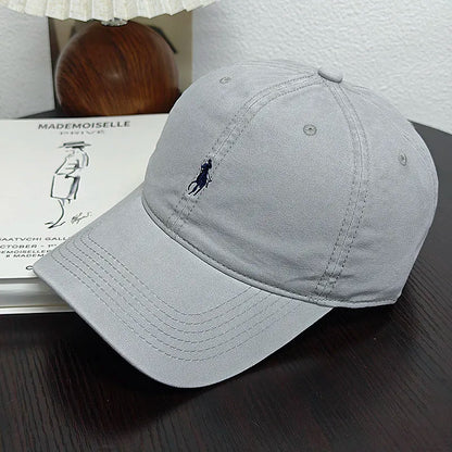 New Trendy Pony Embroidered Baseball Cap Showing Face Small Leisure Sports Cap