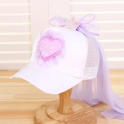 New Cartoon Children Baseball Cap Kids Girls Sun Hat Adjustable