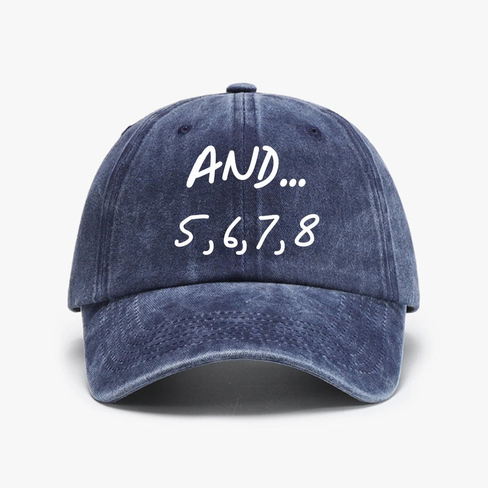 Vintage Men Women Washed Baseball Cap