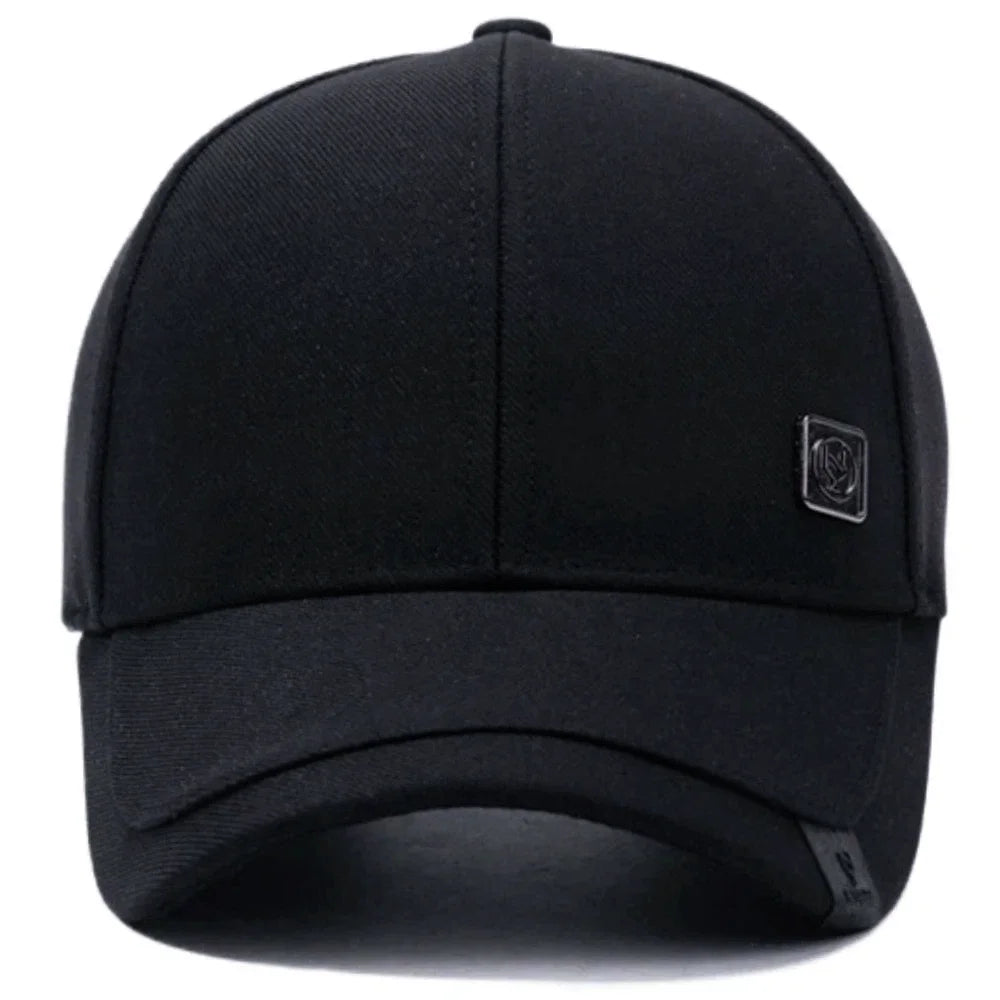 Hot Sale Men Baseball Cap With Metal Mark Adjustable Casual Hat