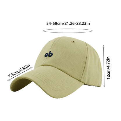 Spring Summer Letter Embroidery Baseball Cap