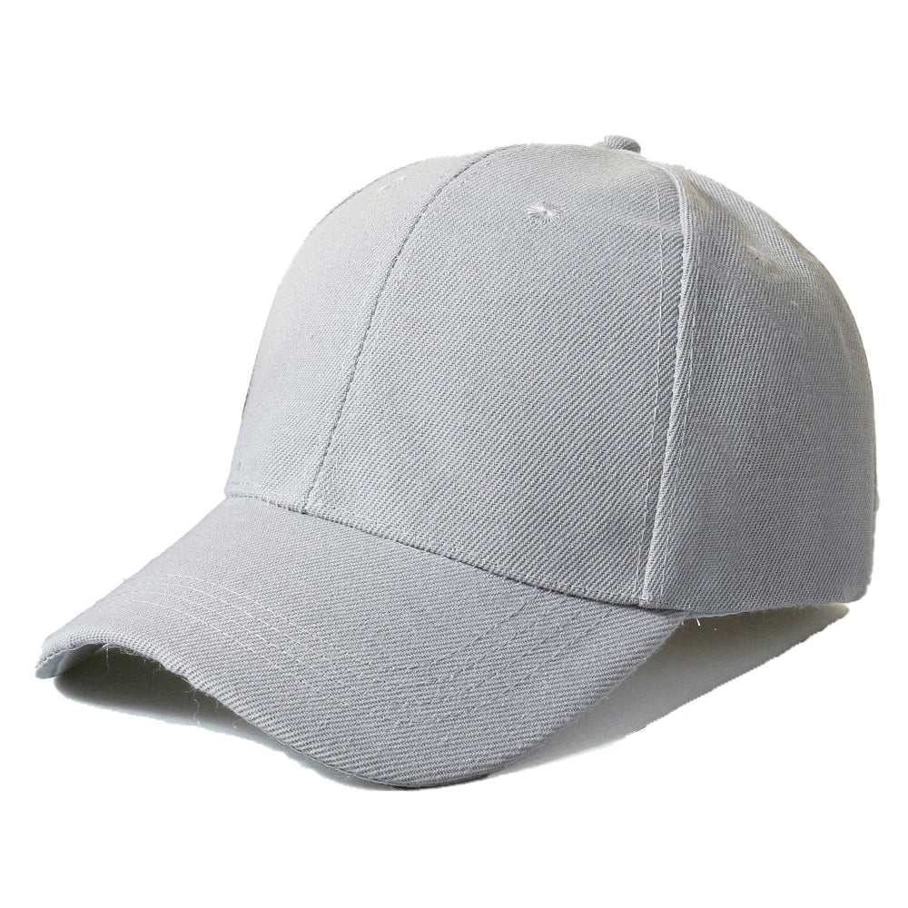 Classic Plain Baseball Cap for Men and Women