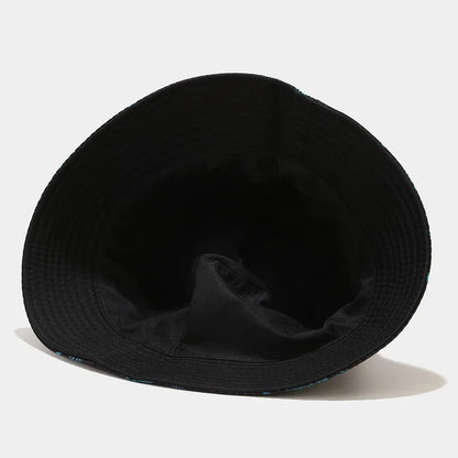Spring Summer Sun Protect Hat Bob Fashion Coco Print Bucket Hat Unisex Fisherman Hat Leisure Basin Cap