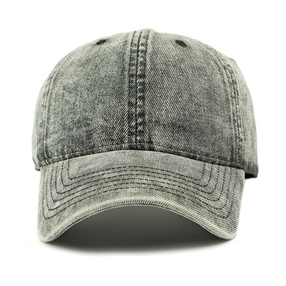 Baseball Cap Men Women Washed Cotton 6 Panels Baseball Hat