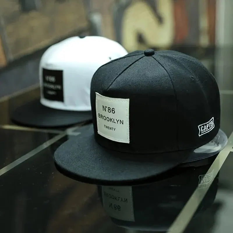 Unisex Brooklyn Print Label Embroidery Hip-hop Hats Outdoor