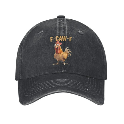 Spring F Caw F Quote Rooster Meme Baseball Cap