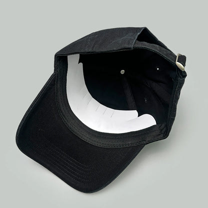 Niche Korean Floral Letter Embroidery Baseball Hats Men Women