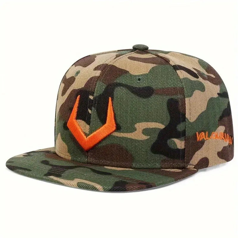 High quality Unisex Simple grey V 3D pierced Embroidery Bill Hip-Hop Hats