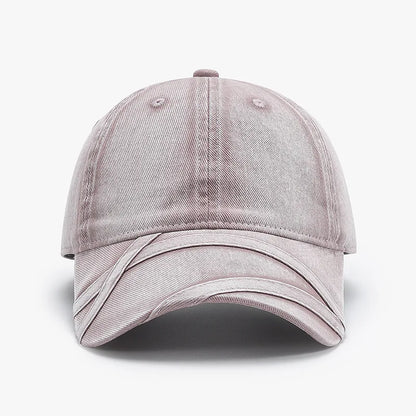 Japanese Retro Washed Distressed Denim Baseball Cap