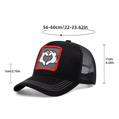 High Quality Brand Anime Cartoon Snapback Cotton Baseball Cap Men Women