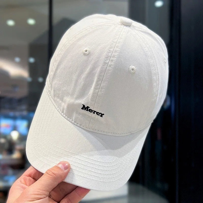 1pc Korean Style Letter Embroidered Baseball Caps for Women Men Summer