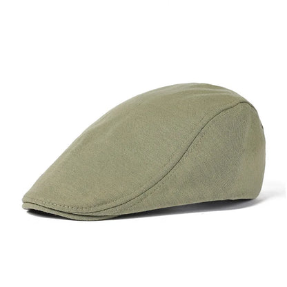 Men's Adjustable Newsboy Hat Classic Flat Ivy Cap