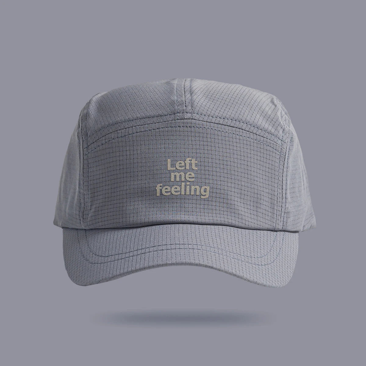 Small-Checkered Printed Quick-Drying Baseball Cap