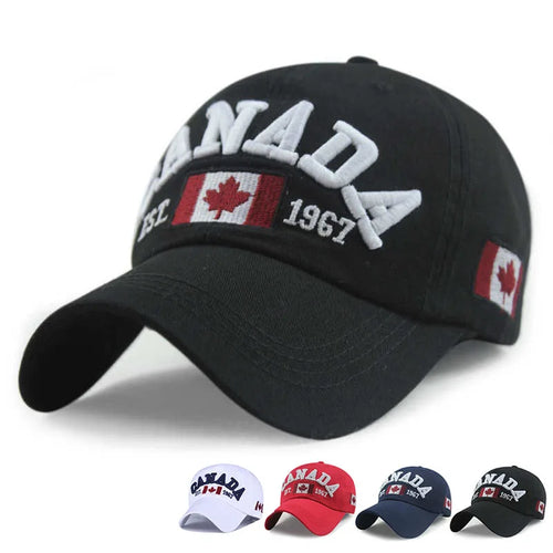 Fashion Cotton Canada Baseball Cap Flag of Canada Hat