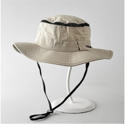 Summer New Quick-Drying Mesh Breathable Bucket Hat