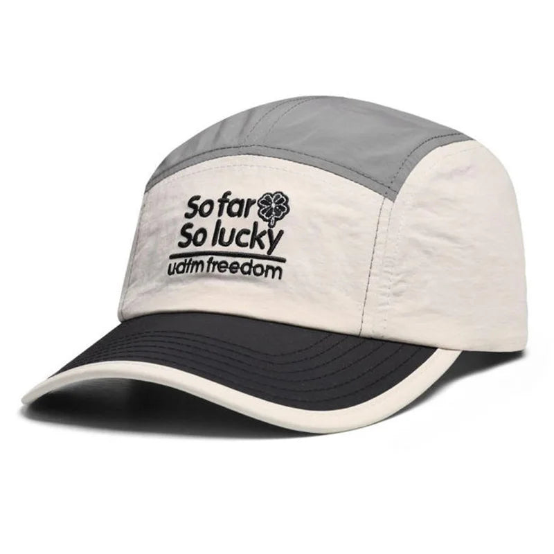Summer Lightweight Color-Block Baseball Cap