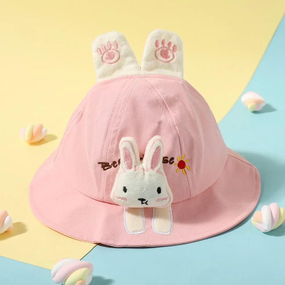 2026 Cartoon Animal Ears Baby Bucket Hat