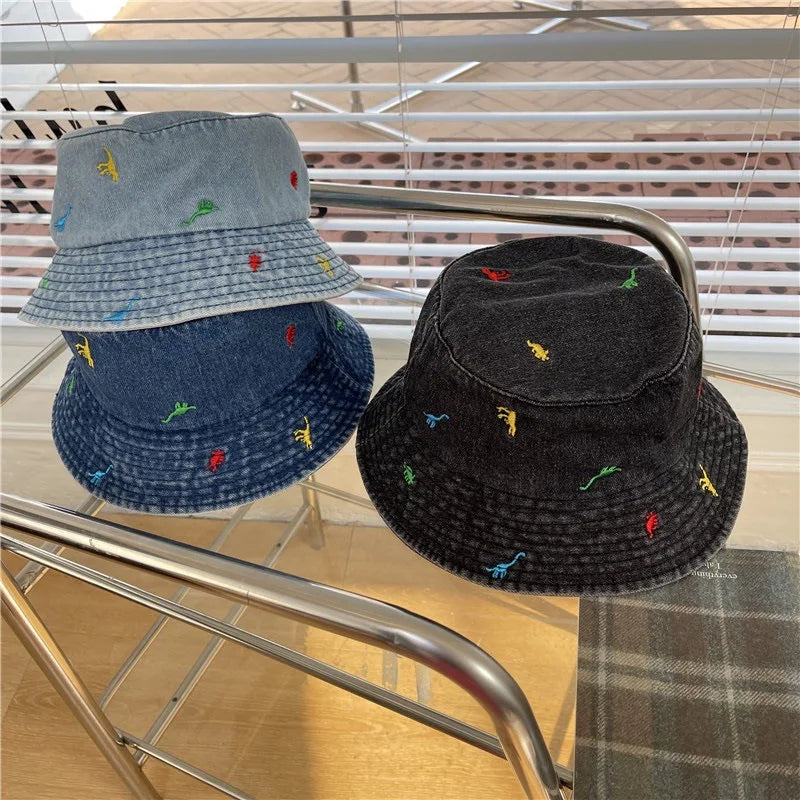 New Denim Summer Bucket Hat For Women