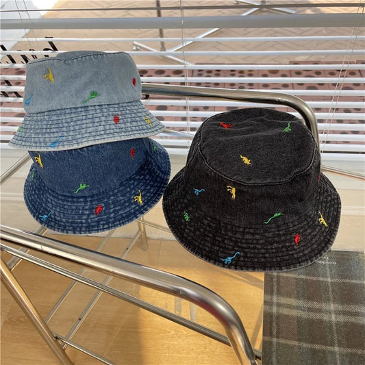 Summer Autumn Denim Bucket Hat For Women
