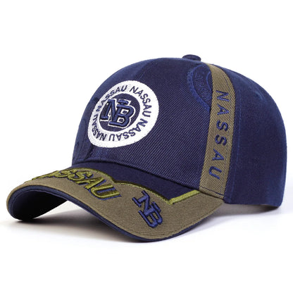 Unisex Letter Embroidery Baseball Caps Spring And Autumn