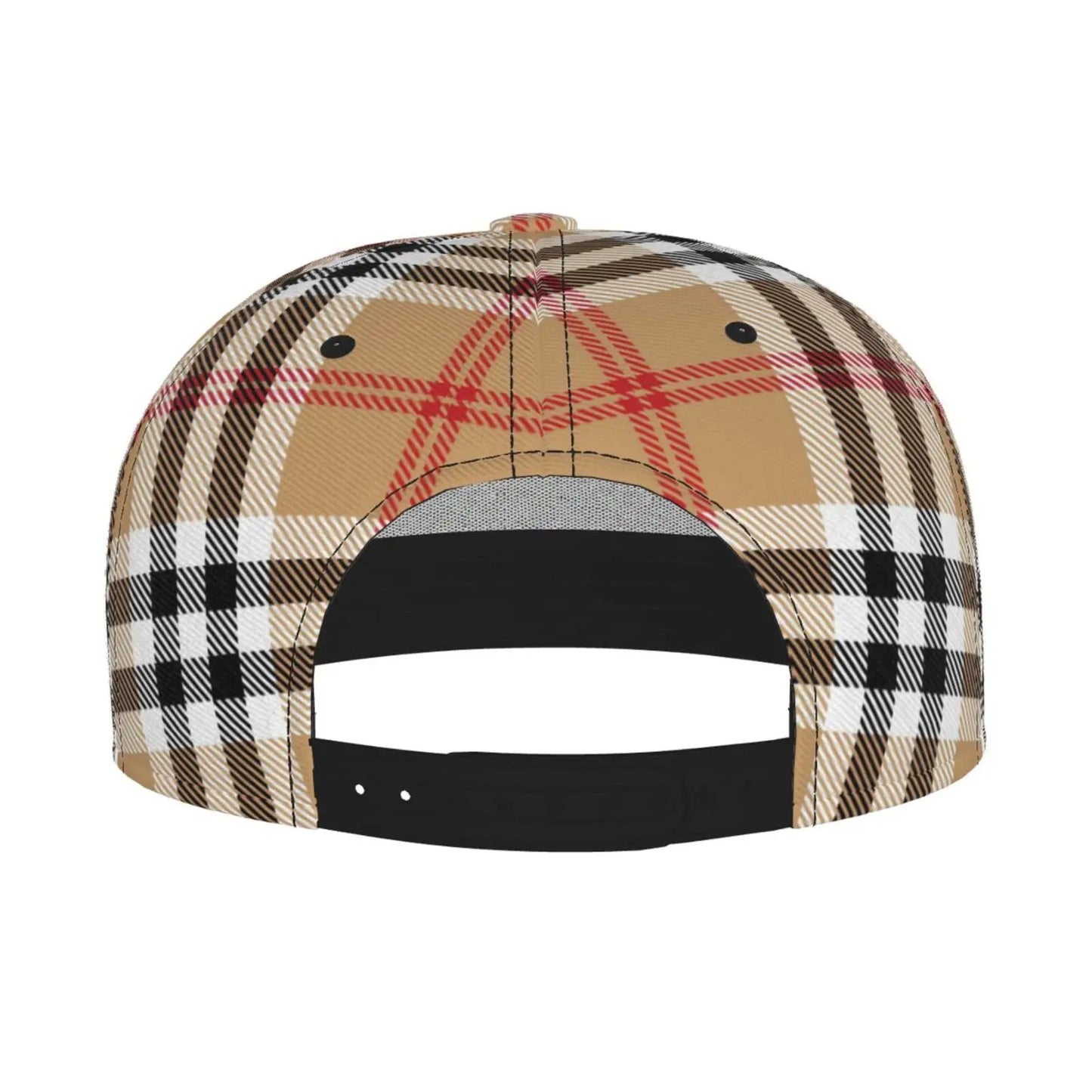 Unisex Check Stripe Retro Baseball Hats Outdoor