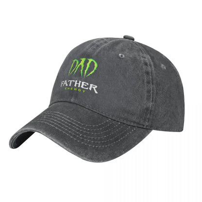 Father Energy Monster Happy Fashion Baseball Cap Peaked  Men's Hat Women's