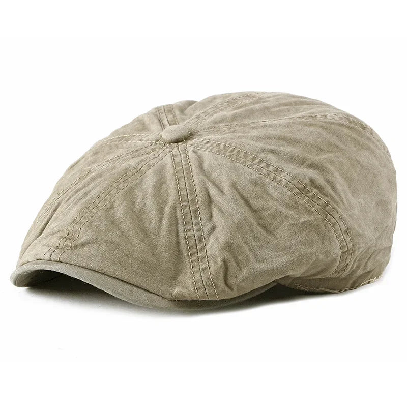 Denim Peaked Cap Men's Women's Beret Hat