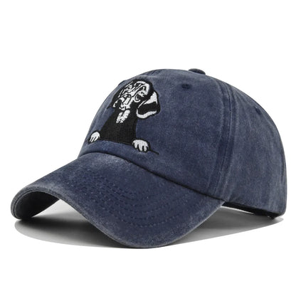 2026 Spring Summer Men Women Baseball Cap Dog Animals Embroidery Snapback Hats