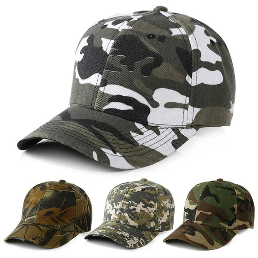 Men Women Camouflage Baseball Cap Outdoor Sun Protection Duckbill Cap For Sports