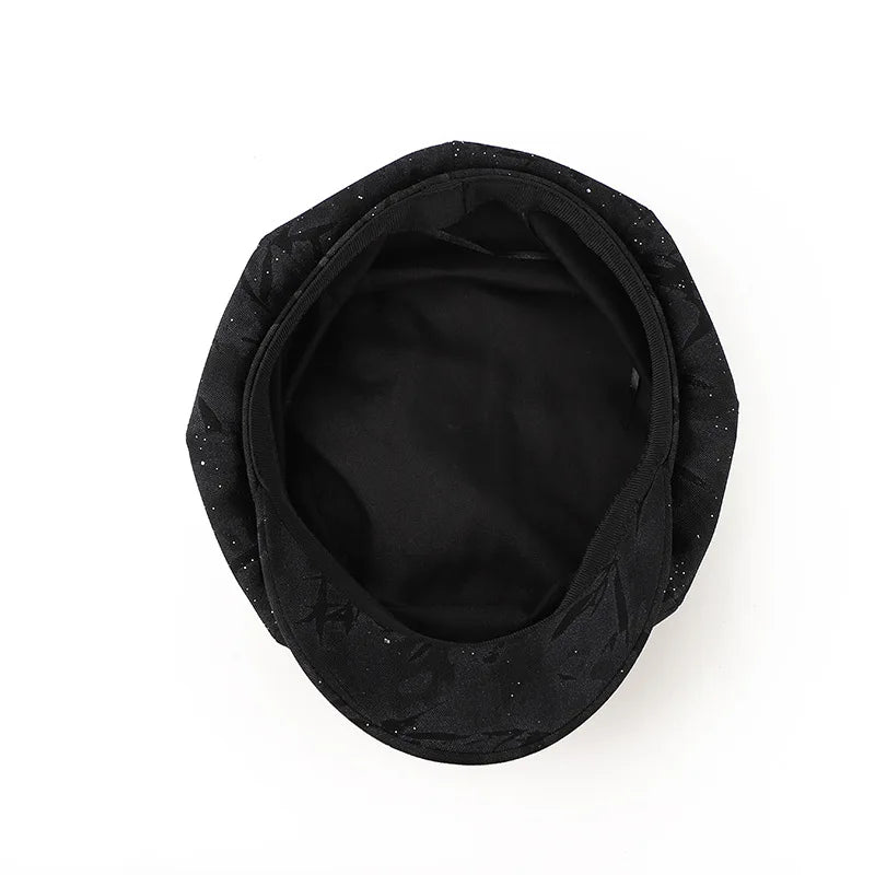 American Retro Camouflage Octagonal Hat Women