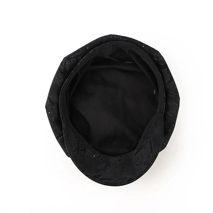 American Retro Camouflage Octagonal Hat Women