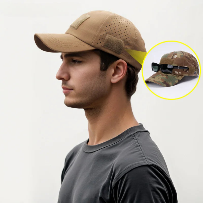 Athletic Casual Breathable Camouflage Baseball Cap for Men